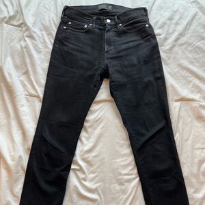 Abercrombie & Fitch Men’s 30x32 Black Athletic Slim Fit Signature Stretch Jeans
